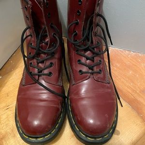 Dr. Martens Cherry Red Boots